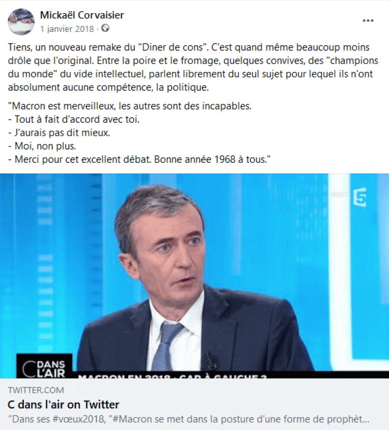 Le Remake du Diner de Cons